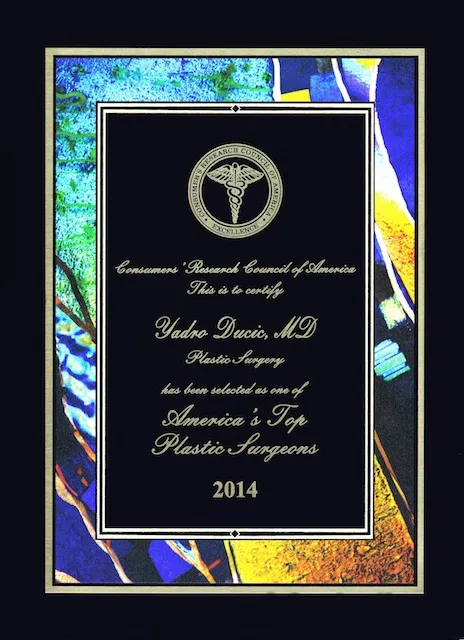 America's Top Plastic Surgeons 2014, Dr. Yadro Ducic