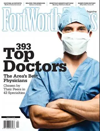 Doctor Ducic, April 2014 Top Doctors Award Fort Worth.