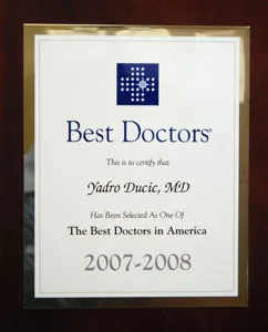 Best Doctors in America 2008, Dr. Yadro Ducic