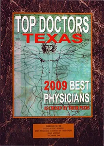 Top Doctor in Texas / 2009 Best Physicians as chosen by their peers, Dr. Ducic