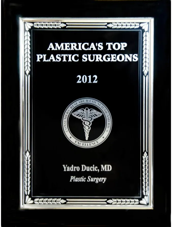 Americas Top Plastic Surgeons 2012, Doctor Yadro Ducic.