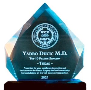 Top 10 Plastic Surgeon 2021 award